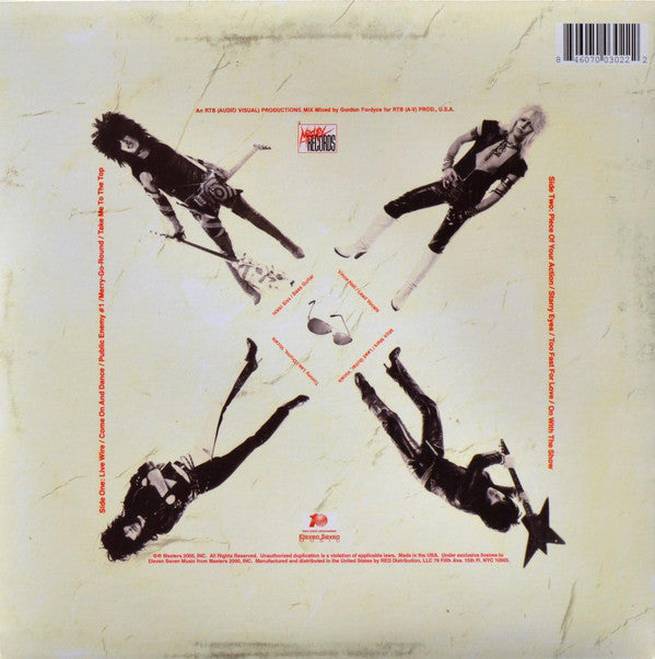 Mötley Crüe : Too Fast For Love (LP, Album, RE, RM, 180)