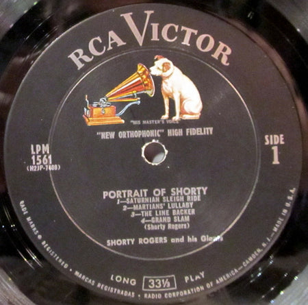 Shorty Rogers And His Giants : Portrait Of Shorty (LP, Album)