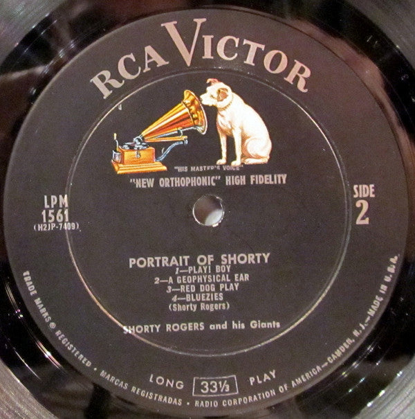 Shorty Rogers And His Giants : Portrait Of Shorty (LP, Album)