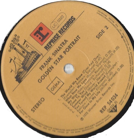Frank Sinatra : Golden Star-Portrait (LP, Comp, RP)