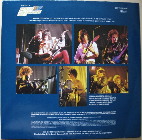 Crack Jaw : Nightout (LP, Album)