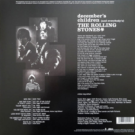 The Rolling Stones : December's Children (And Everybody's) (LP, Album, Mono, RE, RM, 180)