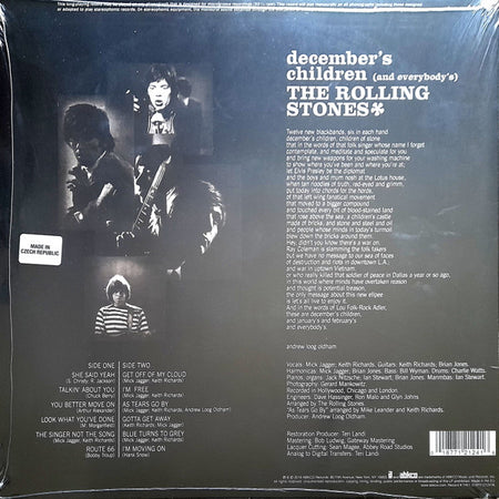 The Rolling Stones : December's Children (And Everybody's) (LP, Album, Mono, RE, RM, 180)