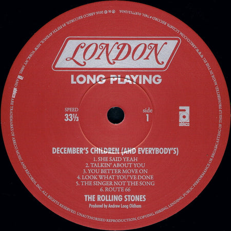 The Rolling Stones : December's Children (And Everybody's) (LP, Album, Mono, RE, RM, 180)