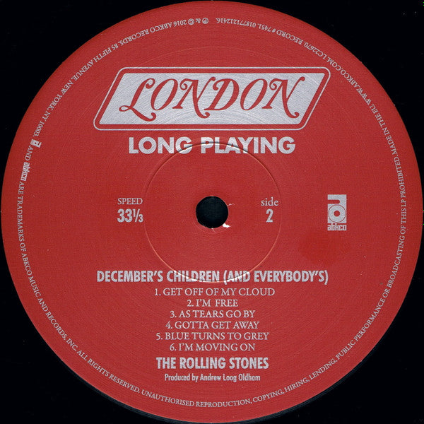 The Rolling Stones : December's Children (And Everybody's) (LP, Album, Mono, RE, RM, 180)