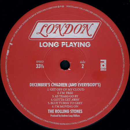 The Rolling Stones : December's Children (And Everybody's) (LP, Album, Mono, RE, RM, 180)