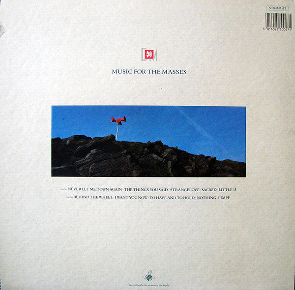 Depeche Mode : Music For The Masses (LP, Album, RP, MPO)
