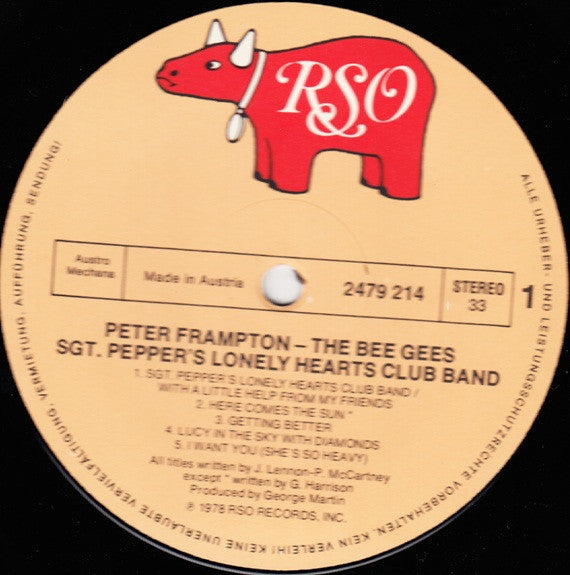 Various : Sgt. Pepper's Lonely Hearts Club Band (2xLP, Album)