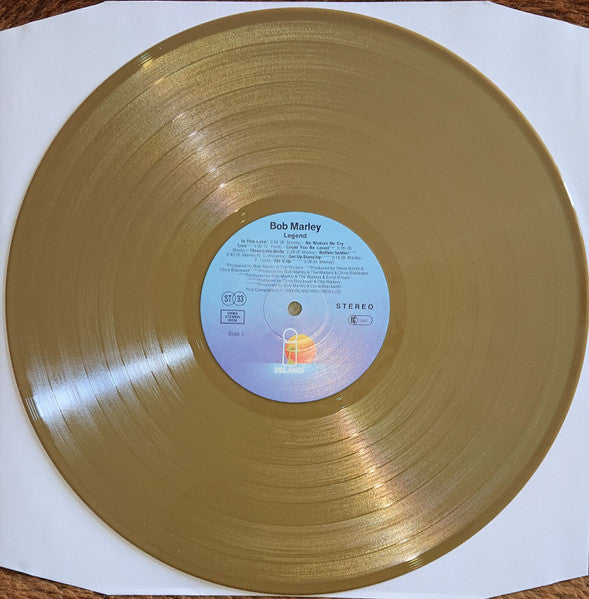 Bob Marley & The Wailers : Legend (The Best Of Bob Marley And The Wailers) (LP, Comp, Ltd, RE, Gol)