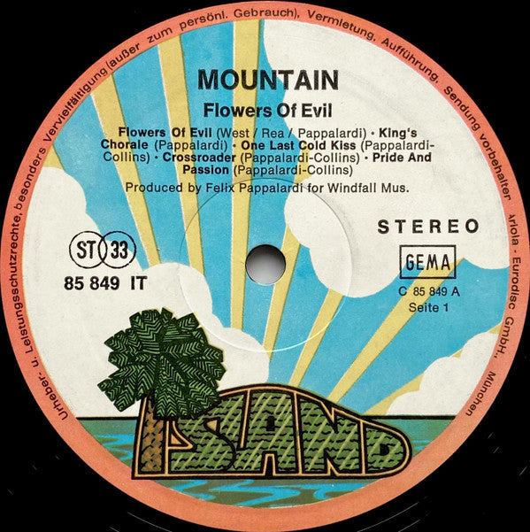 Mountain : Flowers Of Evil (LP, Album)