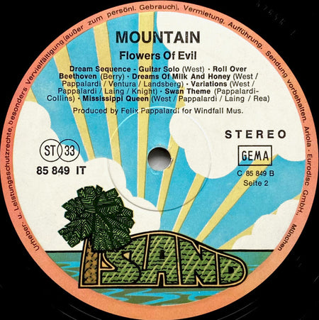 Mountain : Flowers Of Evil (LP, Album)