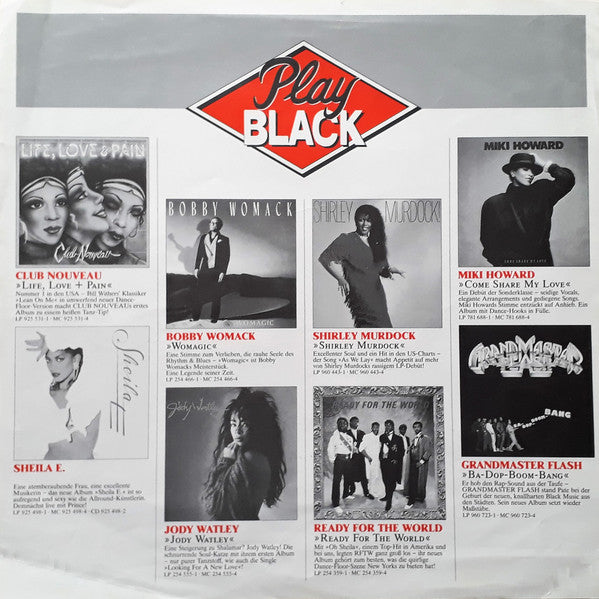 Various : Play Black (LP, Comp)