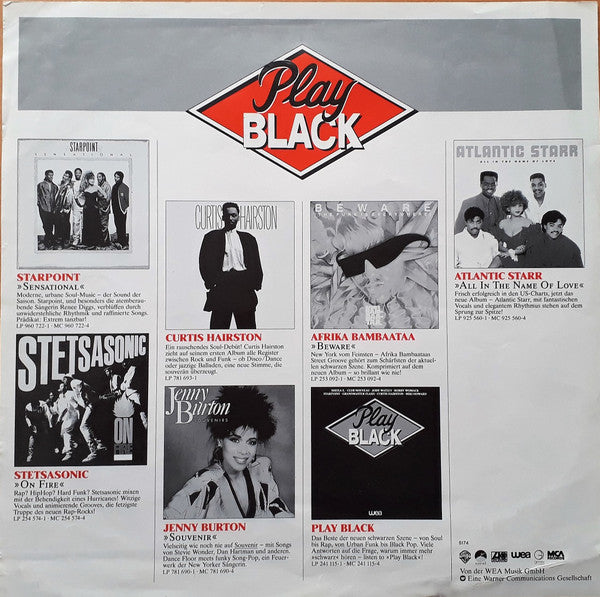 Various : Play Black (LP, Comp)