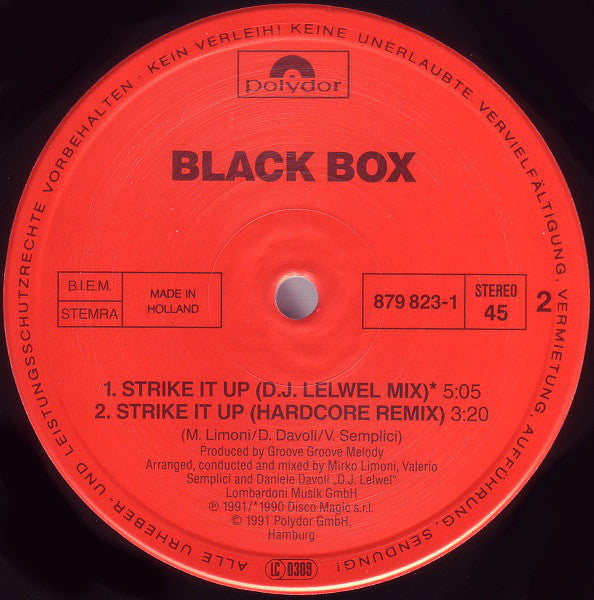 Black Box : Strike It Up (12")