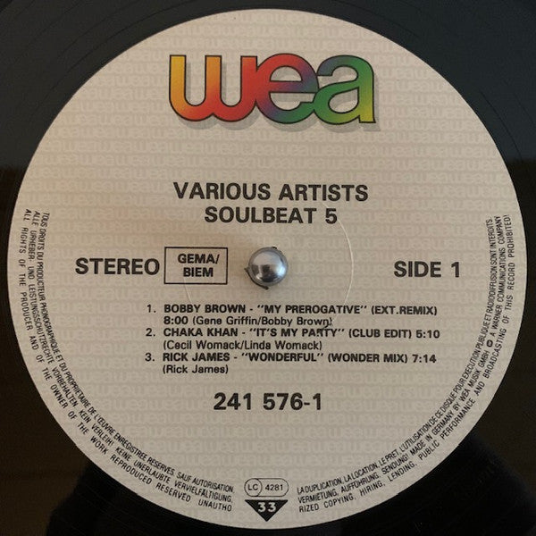 Various : Soulbeat 5 (2xLP, Comp)