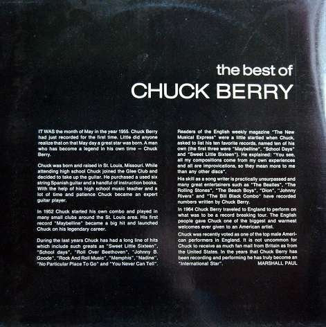 Chuck Berry : The Best Of Chuck Berry (2xLP, Comp)