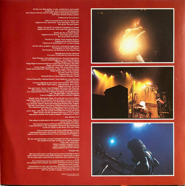 Rush : Exit...Stage Left (2xLP, Album, Inj)