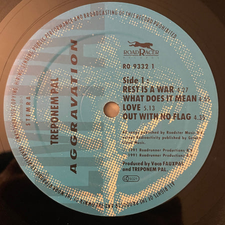 Treponem Pal : Aggravation (LP, Album)