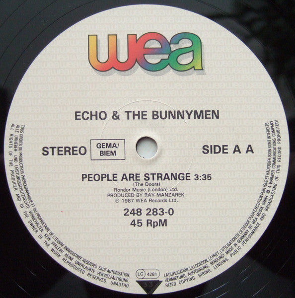 Echo & The Bunnymen : Lips Like Sugar (12")