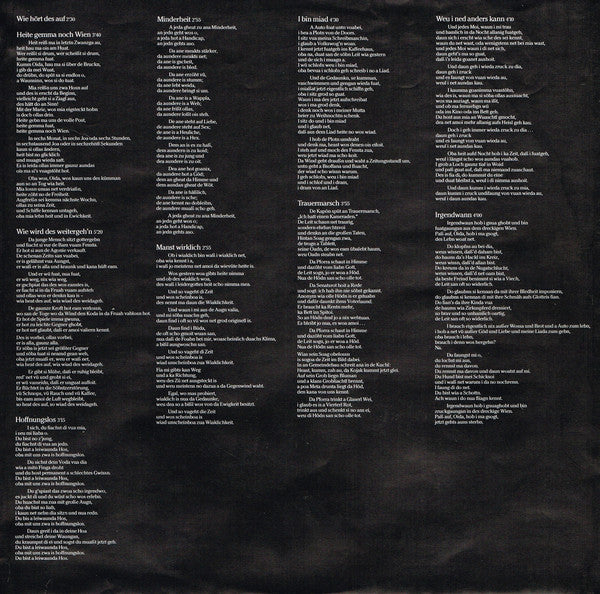 W. Ambros* : Hoffnungslos (LP, Album, Gat)