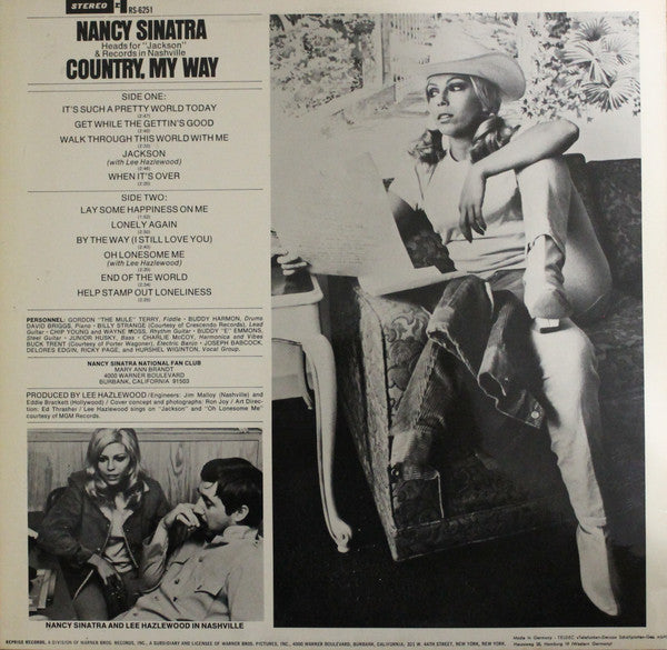 Nancy Sinatra : Country, My Way (LP, Album)