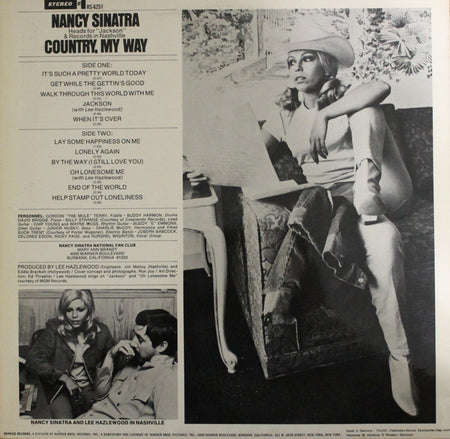 Nancy Sinatra : Country, My Way (LP, Album)