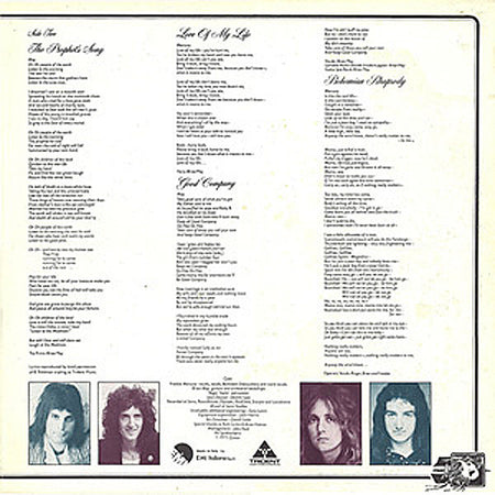Queen : A Night At The Opera (LP, Album, Gat)