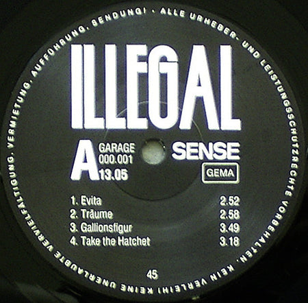 Illegal (7) : Sense (12")
