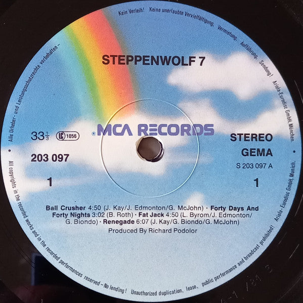 Steppenwolf : Steppenwolf 7 (LP, Album, RE)