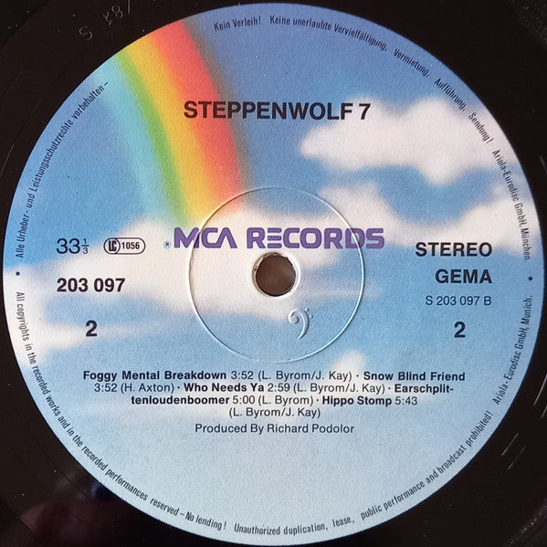 Steppenwolf : Steppenwolf 7 (LP, Album, RE)
