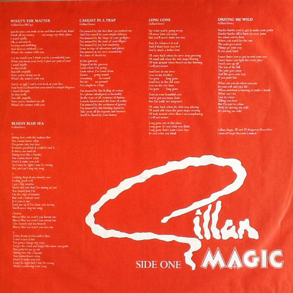 Gillan : Magic (LP, Album, Gat)
