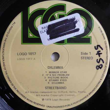 Streetband : Dilemma (LP, Album)