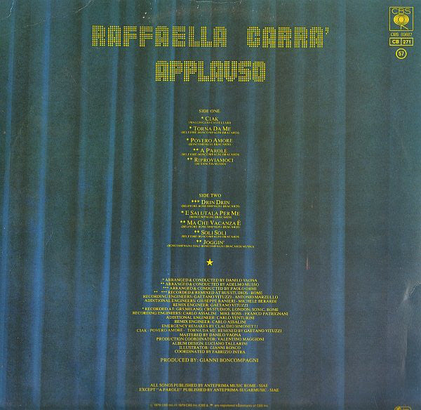 Raffaella Carrà : Applauso (LP, Album, M/Print)