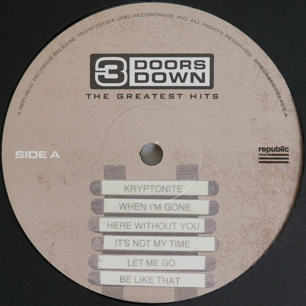 3 Doors Down : The Greatest Hits (LP, Comp, RE)