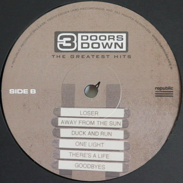 3 Doors Down : The Greatest Hits (LP, Comp, RE)