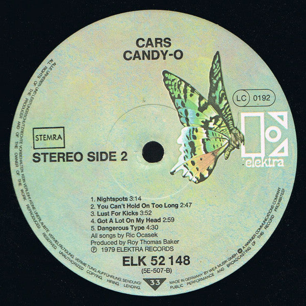 The Cars : Candy-O (LP, Album)