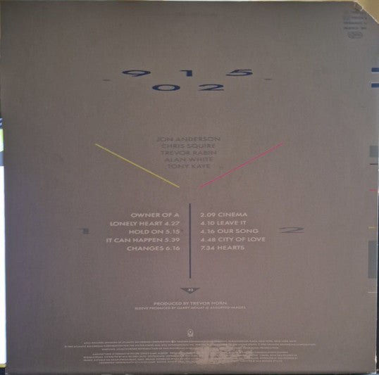 Yes : 90125 (LP, Album)