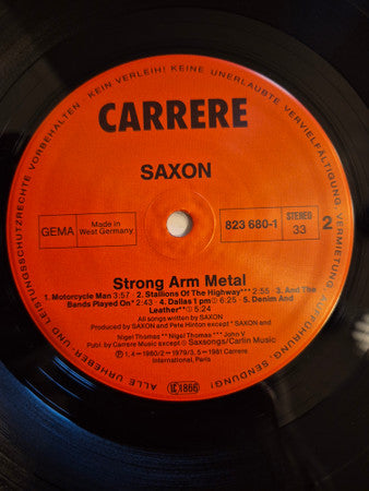 Saxon : Strong Arm Metal (LP, Comp)