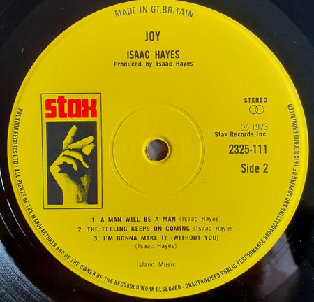 Isaac Hayes : Joy (LP, Album)