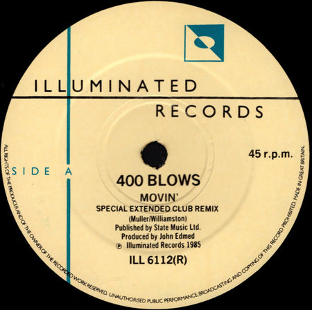 400 Blows : Movin' (12", Ltd)