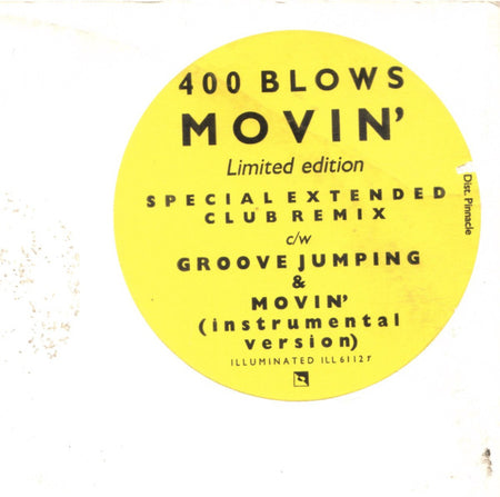 400 Blows : Movin' (12", Ltd)