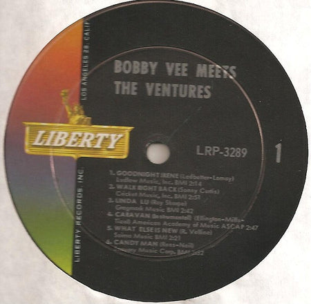 Bobby Vee Meets The Ventures : Bobby Vee Meets The Ventures (LP, Album, Mono, Ind)