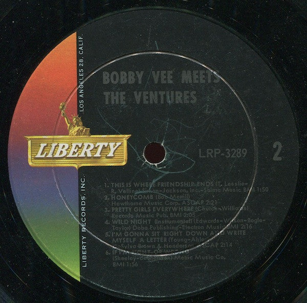 Bobby Vee Meets The Ventures : Bobby Vee Meets The Ventures (LP, Album, Mono, Ind)