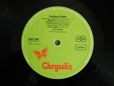Leo Sayer : Endless Flight (LP, Album, Urh)