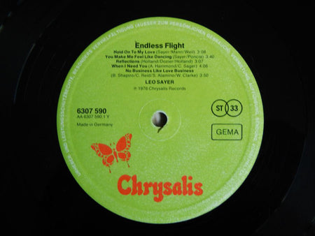 Leo Sayer : Endless Flight (LP, Album, Urh)
