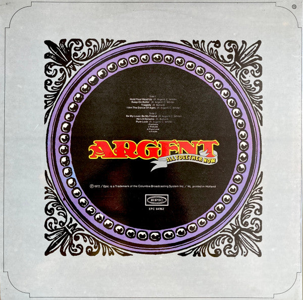 Argent : All Together Now (LP, Album, Gat)