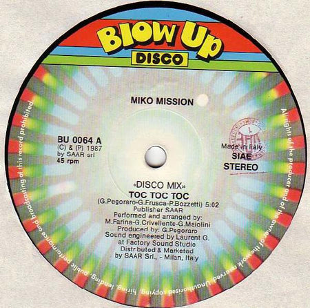 Miko Mission : Toc Toc Toc (12")
