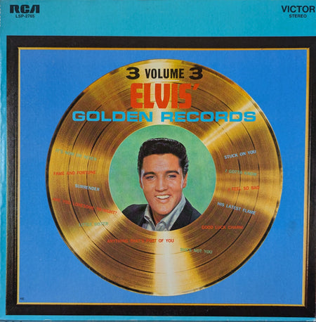 Elvis Presley : Elvis' Golden Records, Vol. 3 (LP, Comp, Promo, RE)