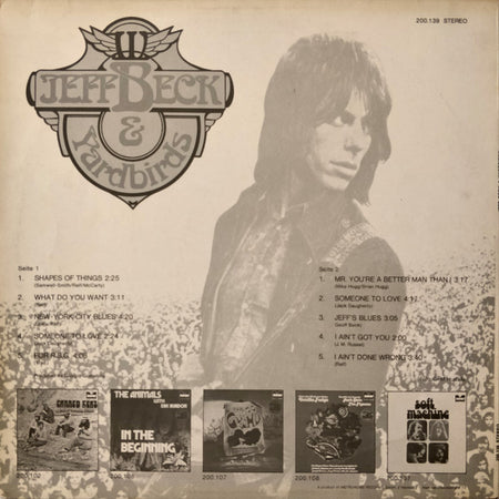 Jeff Beck & The Yardbirds : Jeff Beck & Yardbirds (LP, Comp)