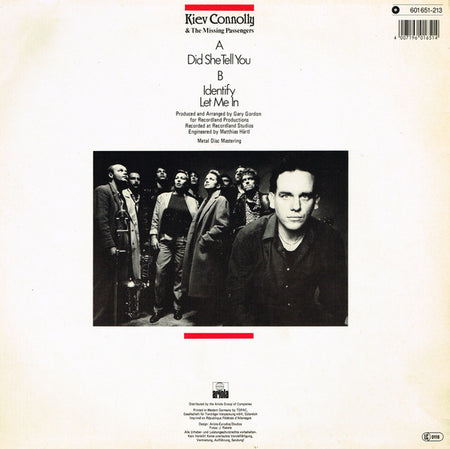 Kiev Connolly & The Missing Passengers : Did She Tell You (12", Maxi)